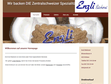 Tablet Screenshot of enzli.ch